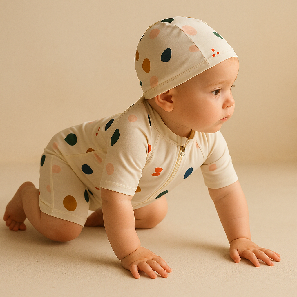 Gentle Nest AI hero image - Abstract One-Piece Swim Bodysuit Set