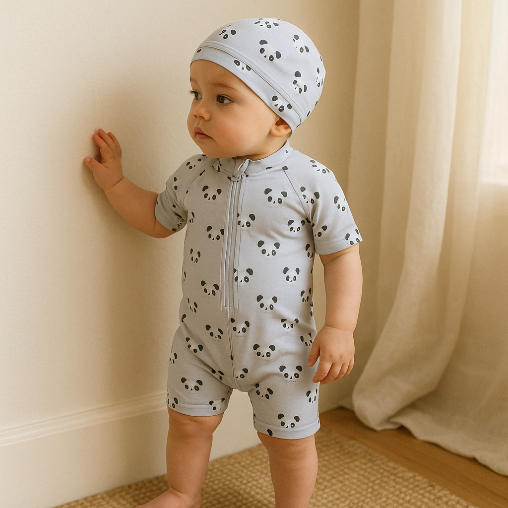 Gentle Nest AI hero image - Unicorn Print Swim Bodysuit Set