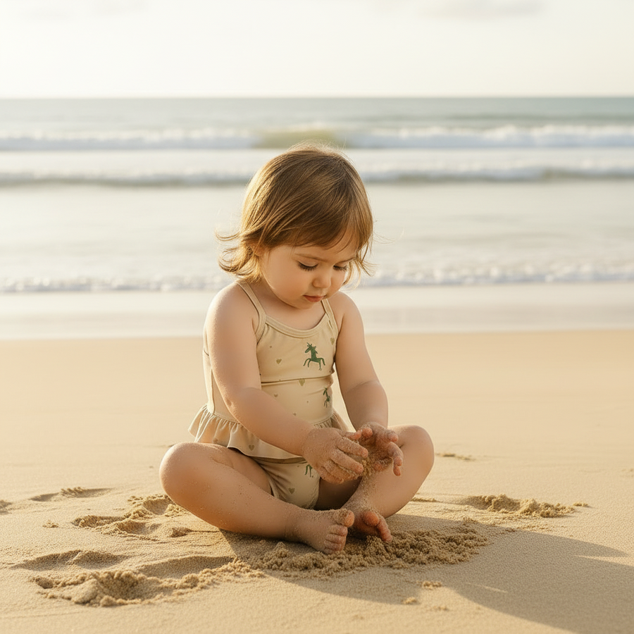 Gentle Nest AI hero image - Unicorn Print Swimwear Bodysuit Set