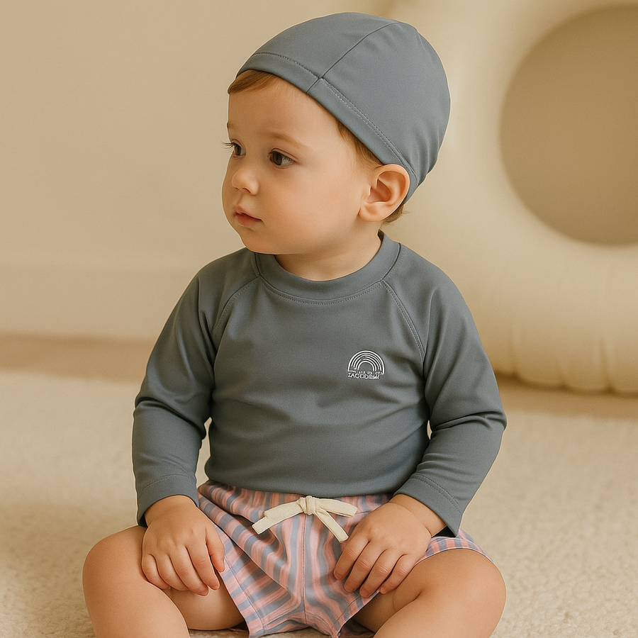 Gentle Nest AI hero image - Cool Dudes Long Sleeve Swimwear Set