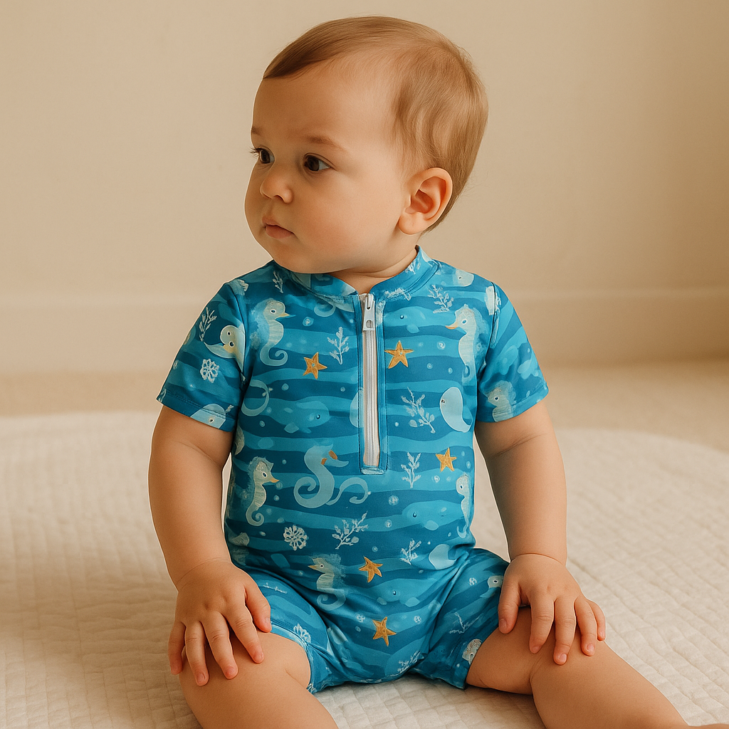 Gentle Nest AI hero image - Friends of the Ocean Short Sleeve Swimsuit