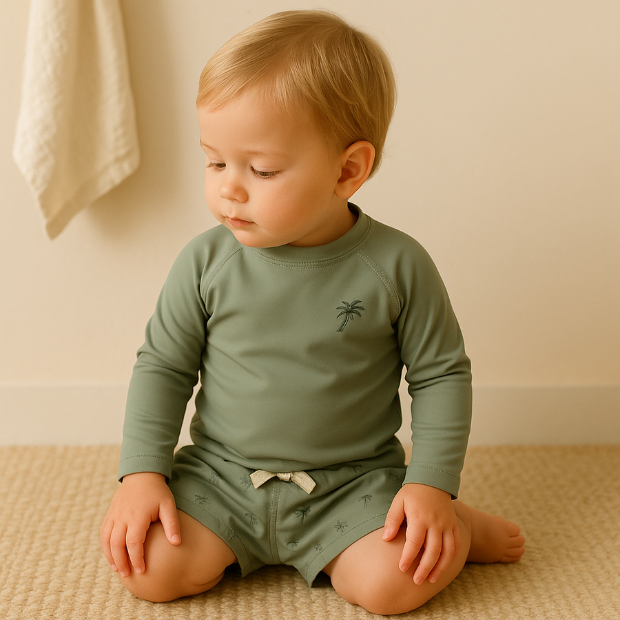 Gentle Nest AI hero image - Sage Long Sleeve Swimwear Set