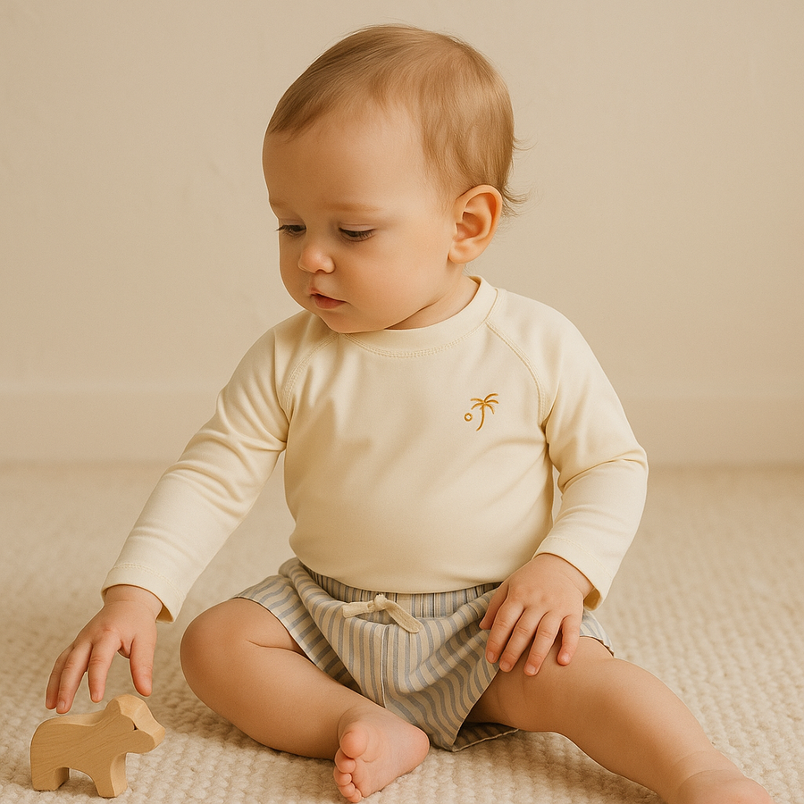 Gentle Nest AI hero image - Classic Reaf Long Sleeve Swimwear Set