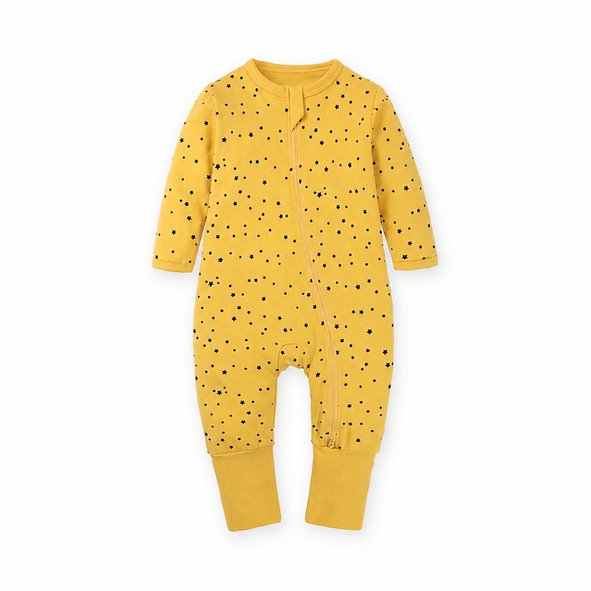 Mustard Dots Romper — Mustard Dots — Front view — image 1