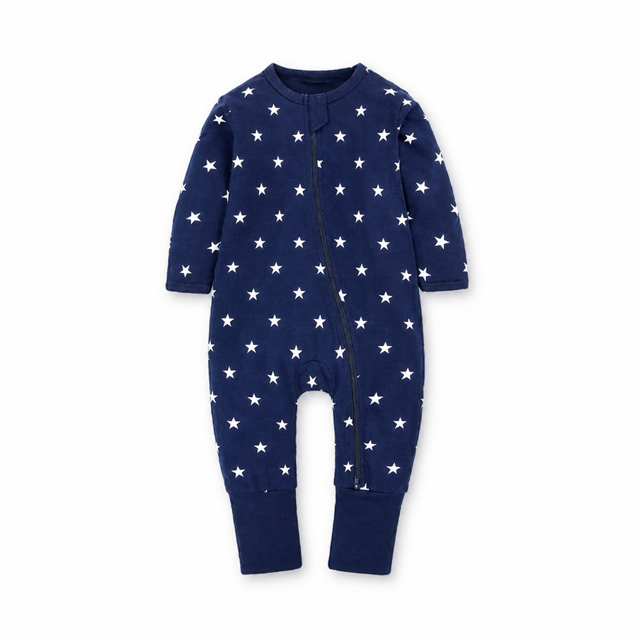 Navy Stars Romper — Navy Stars — Front view — image 1