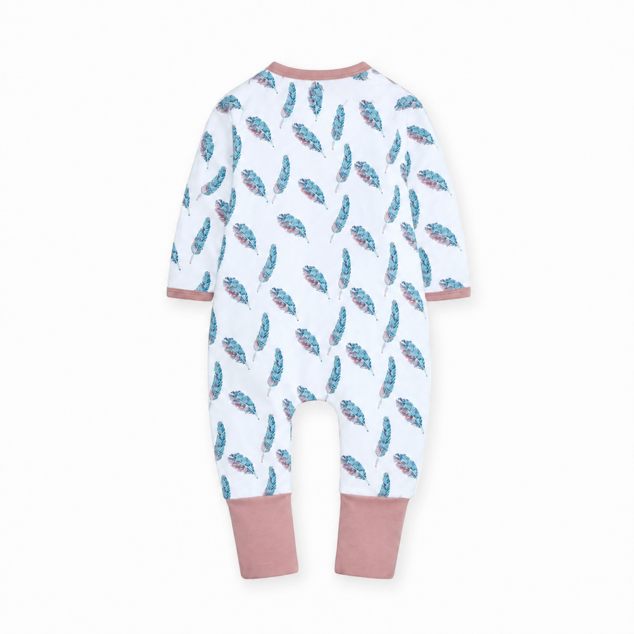 Feathers Romper — Feathers — Back view — image 2