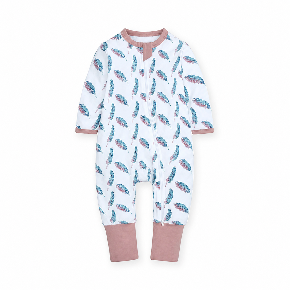 Feathers Romper — Feathers — Front view — image 1