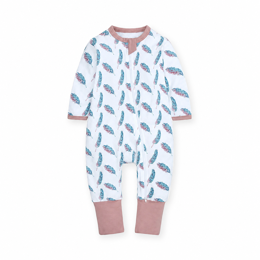 Feathers Romper — Feathers — Front view — image 1