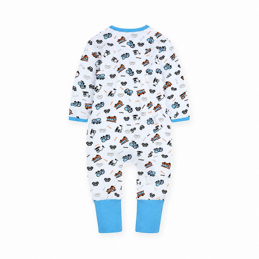 City Vehicles Romper — City Vehicles — Back view — image 2