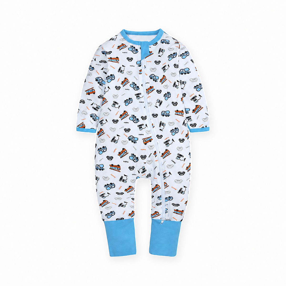 City Vehicles Romper — City Vehicles — Front view — image 1