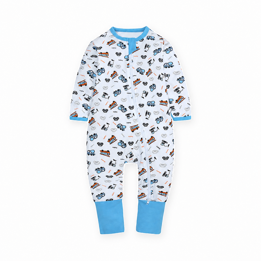 City Vehicles Romper — City Vehicles — Front view — image 1