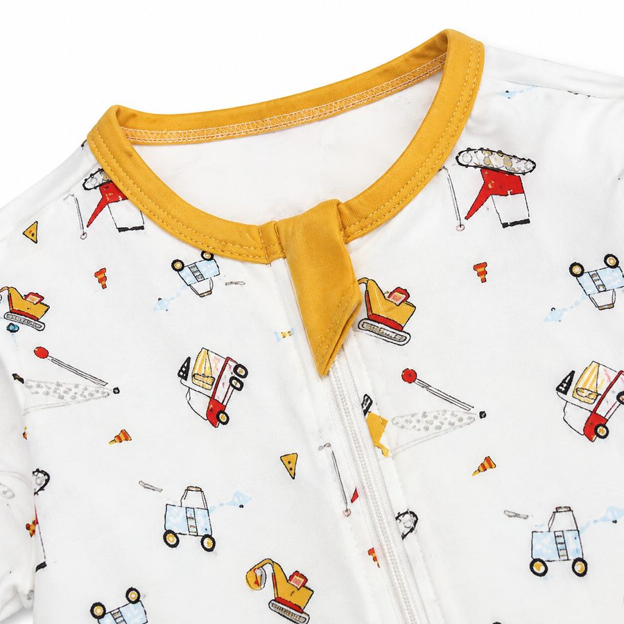 Autumn Friends Romper — Autumn Friends — Zipper detail — image 3