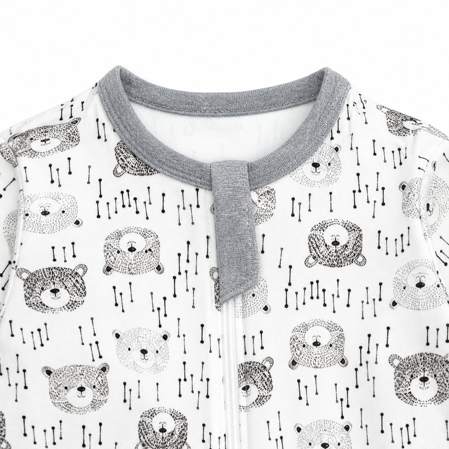 Gray City Romper — Gray City — Zipper detail — image 3
