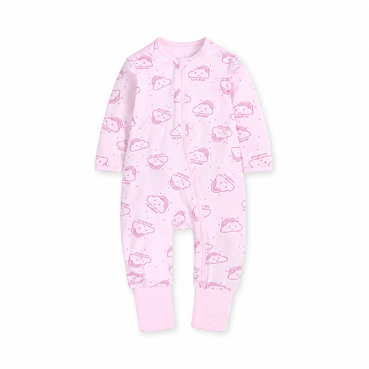 Pink Rainbows Romper — Pink Rainbows — Front view — image 1