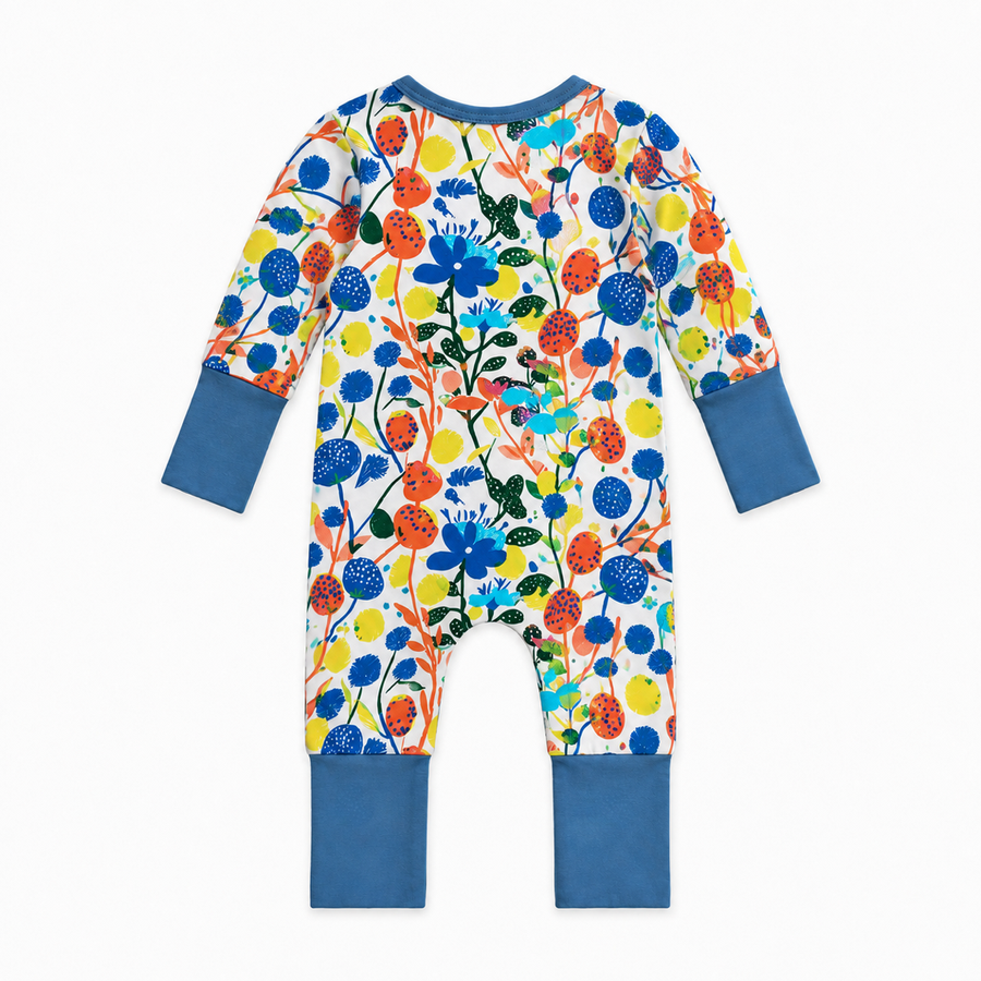 Colorful Meadow Romper — Colorful Meadow — Back view — image 2