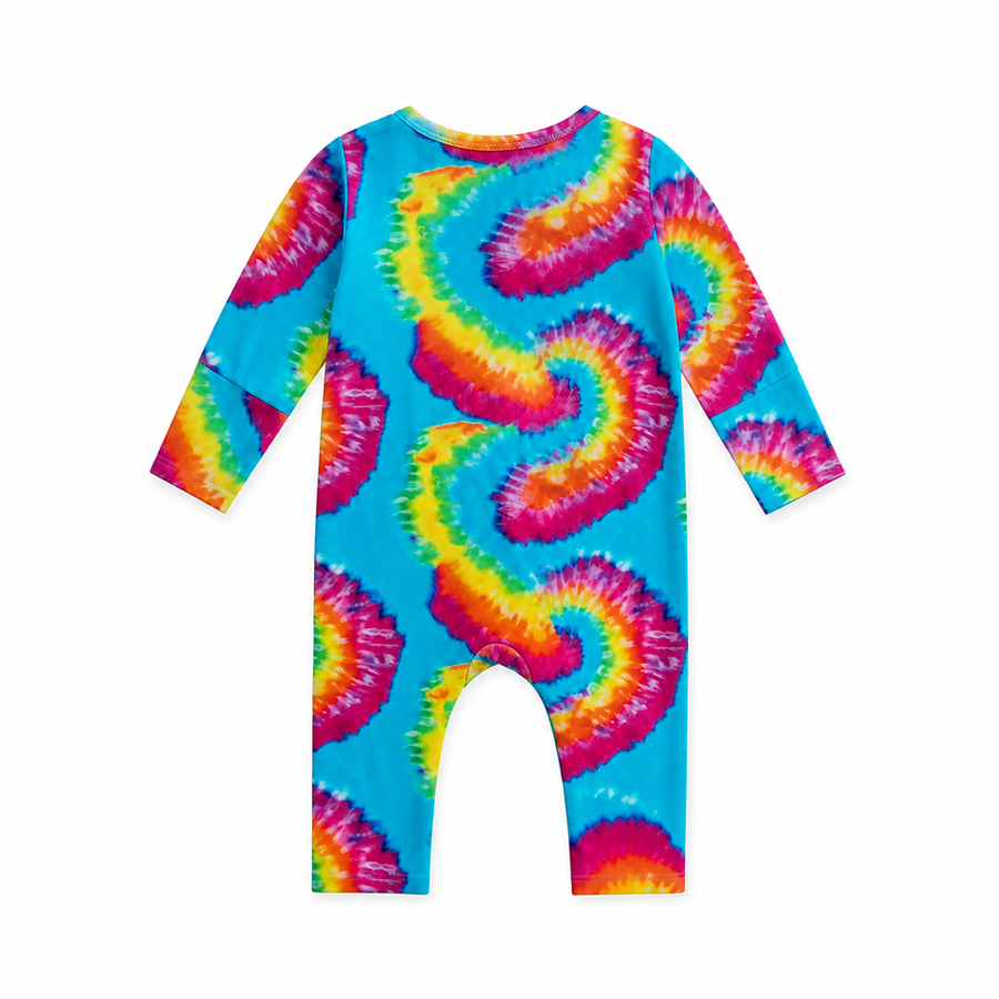 Electric Paisley Romper — Electric Paisley — Back view — image 2