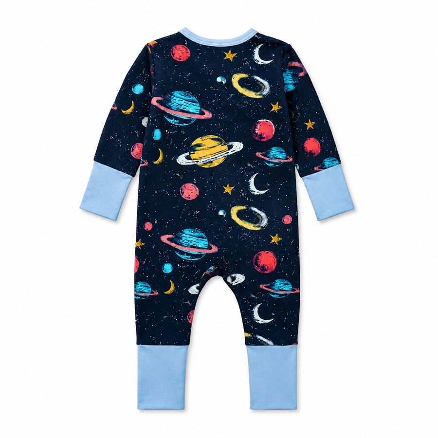 Midnight Galaxy Romper — Midnight Galaxy — Back view — image 2