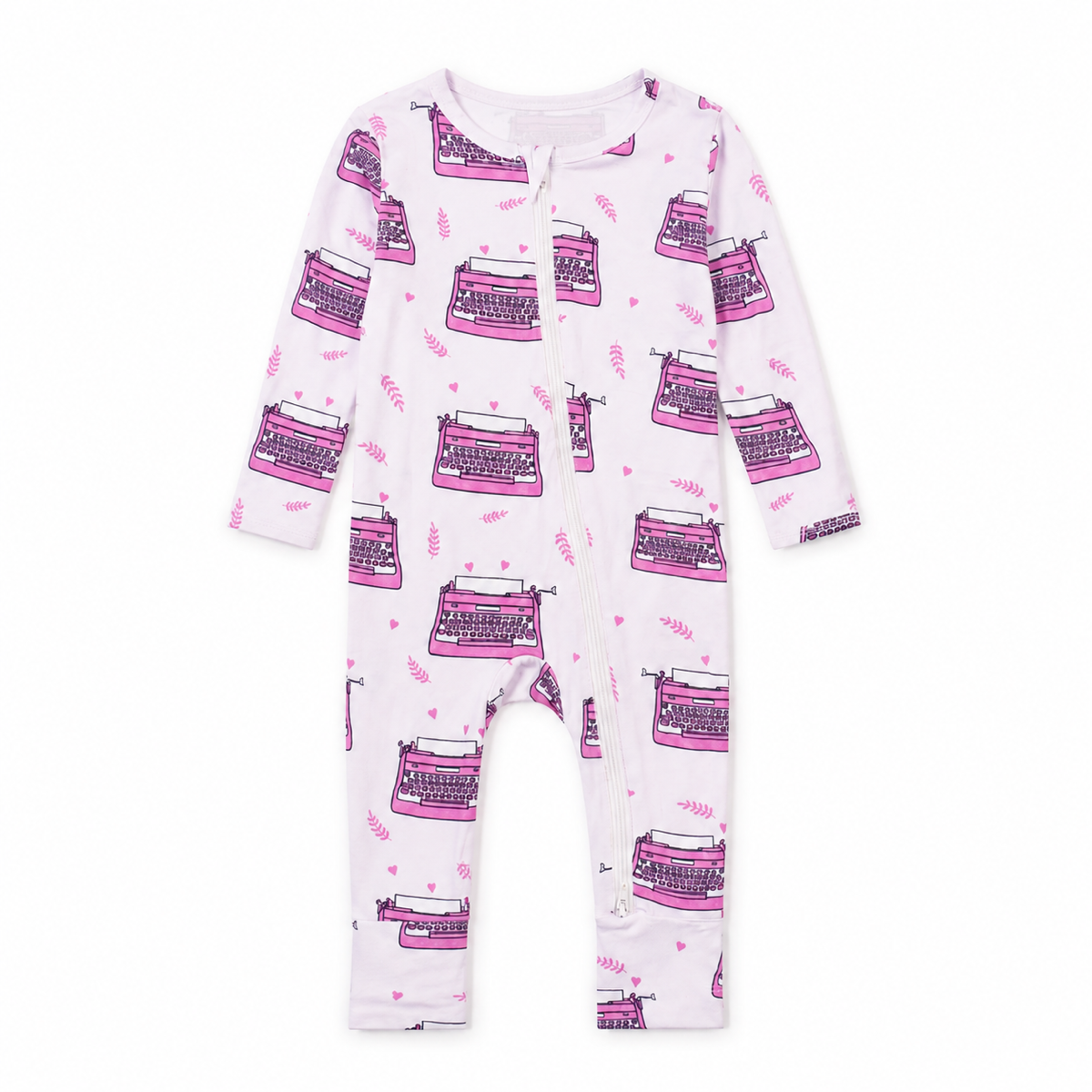 Pink Storybooks Romper — Pink Storybooks — Front view — image 1