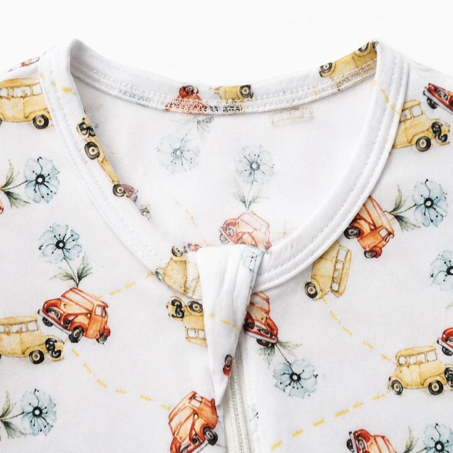 Meadow Friends Romper — Meadow Friends — Zipper detail — image 3