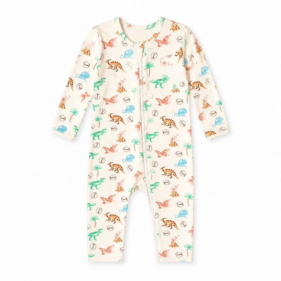 Garden Dinosaurs Romper — Garden Dinosaurs — Front view — image 1