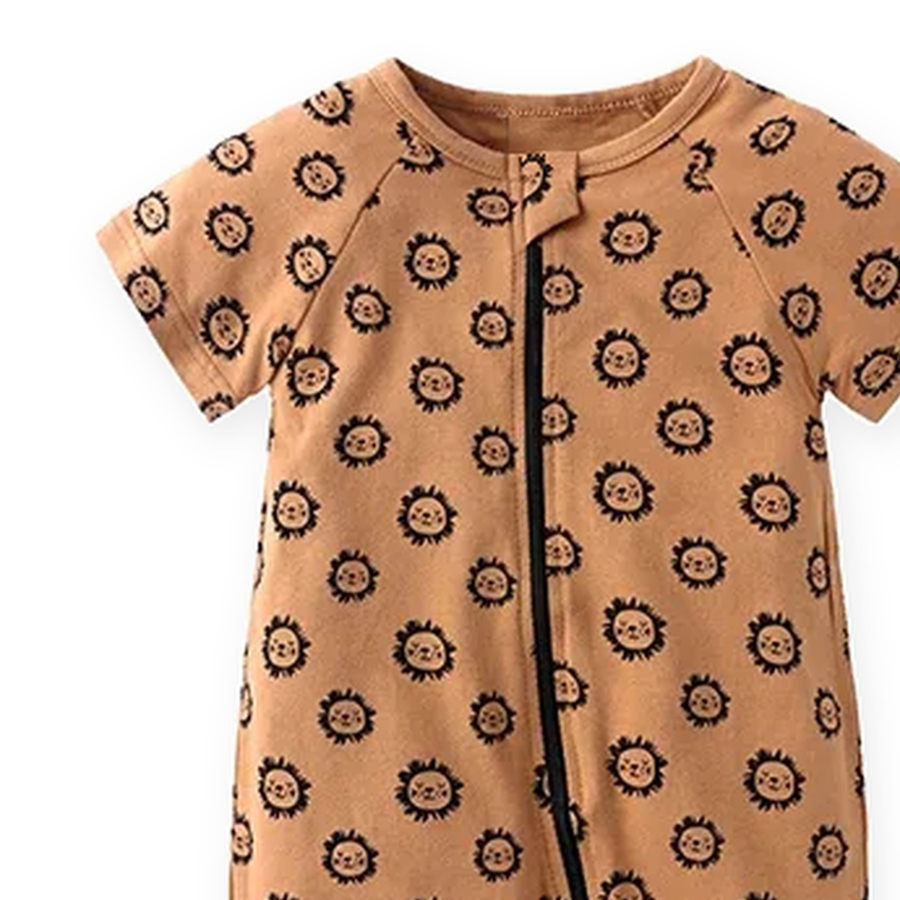 Sunny Lions Shortie Romper — Sunny Lions — Cuff and foot detail — image 5
