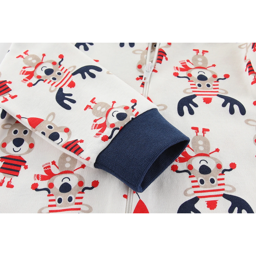 Winter Friends Romper — Winter Friends — Cuff and foot detail — image 7