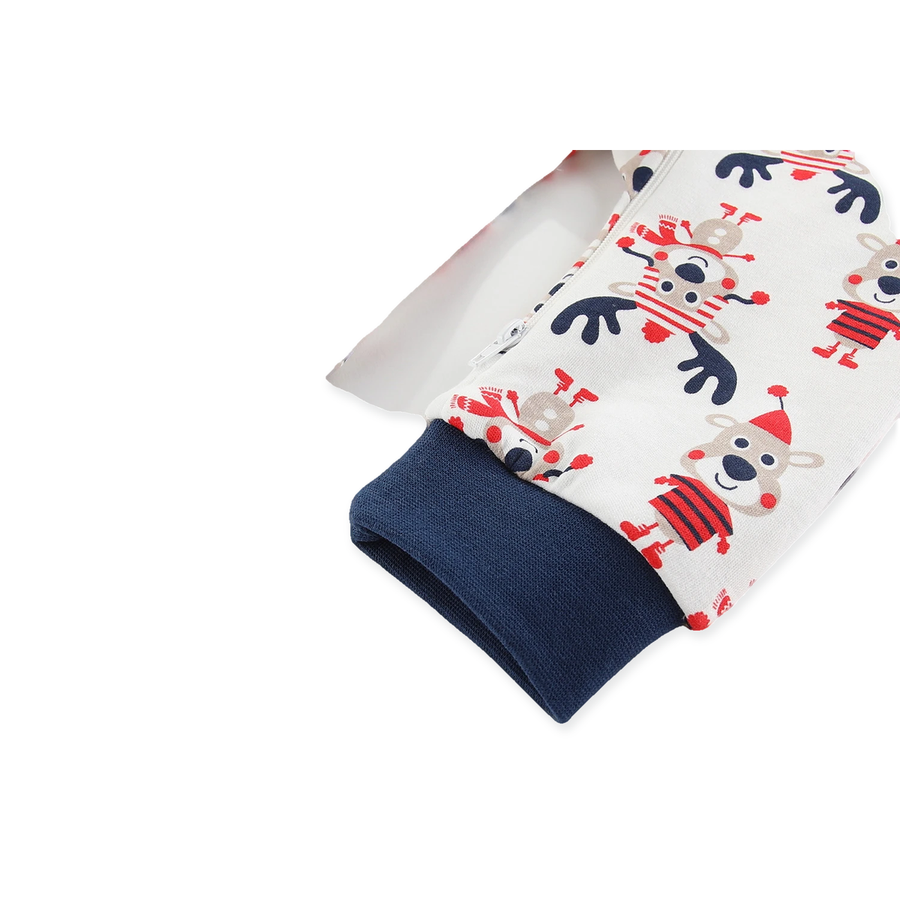 Winter Friends Romper — Winter Friends — Cuff and foot detail — image 8