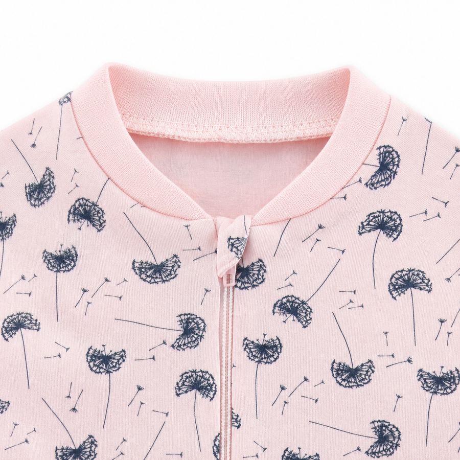 Blush Wishes Romper — Blush Wishes — Zipper detail — image 3