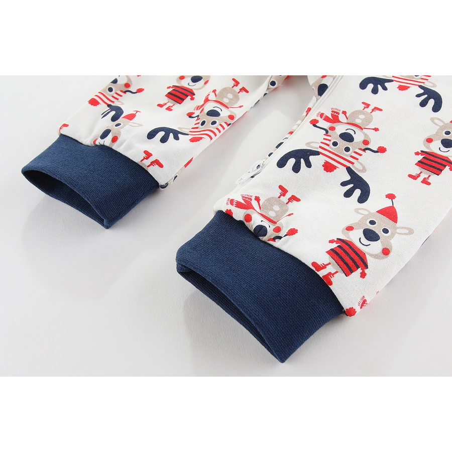 Holiday Friends 2-Pack Rompers — Holiday Friends — Cuff and foot detail — image 8