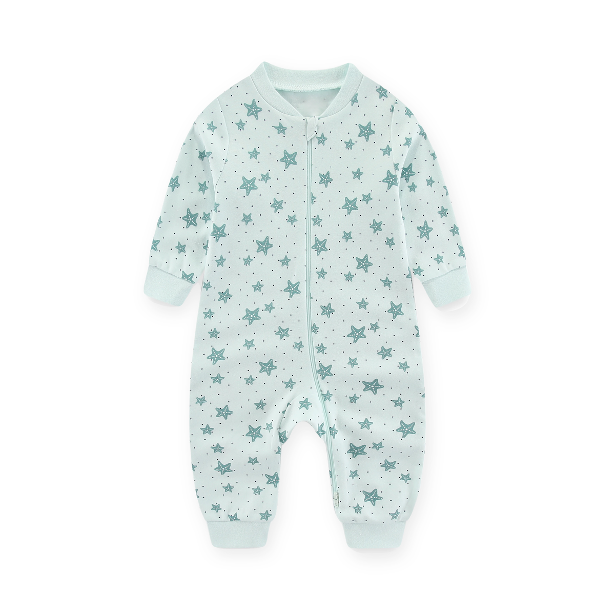 Mint Stars Romper — Mint Stars — Front view — image 1