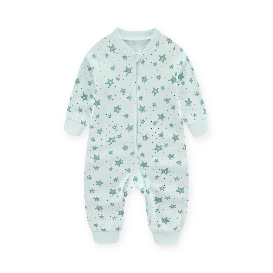 Mint Stars Romper — Mint Stars — Front view — image 1