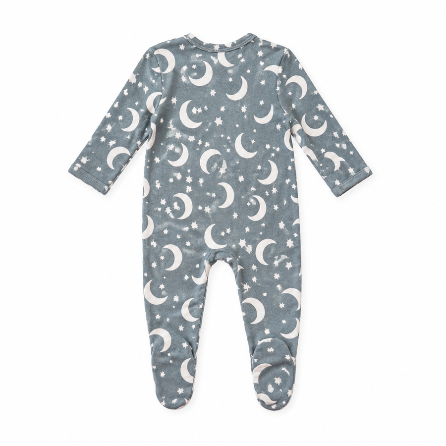 Moon Phase Footed Romper — Moon Phase — Back view — image 2