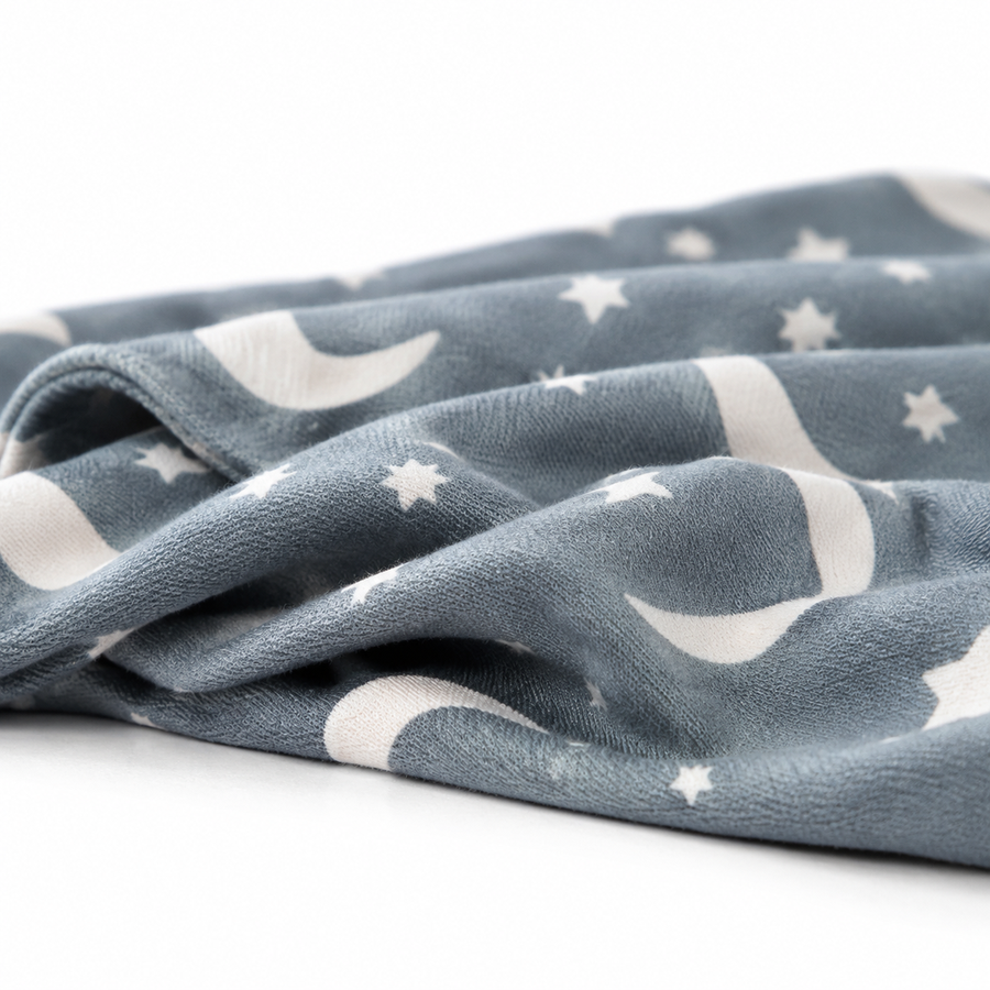 Moon Phase Footed Romper — Moon Phase — Fabric detail — image 6