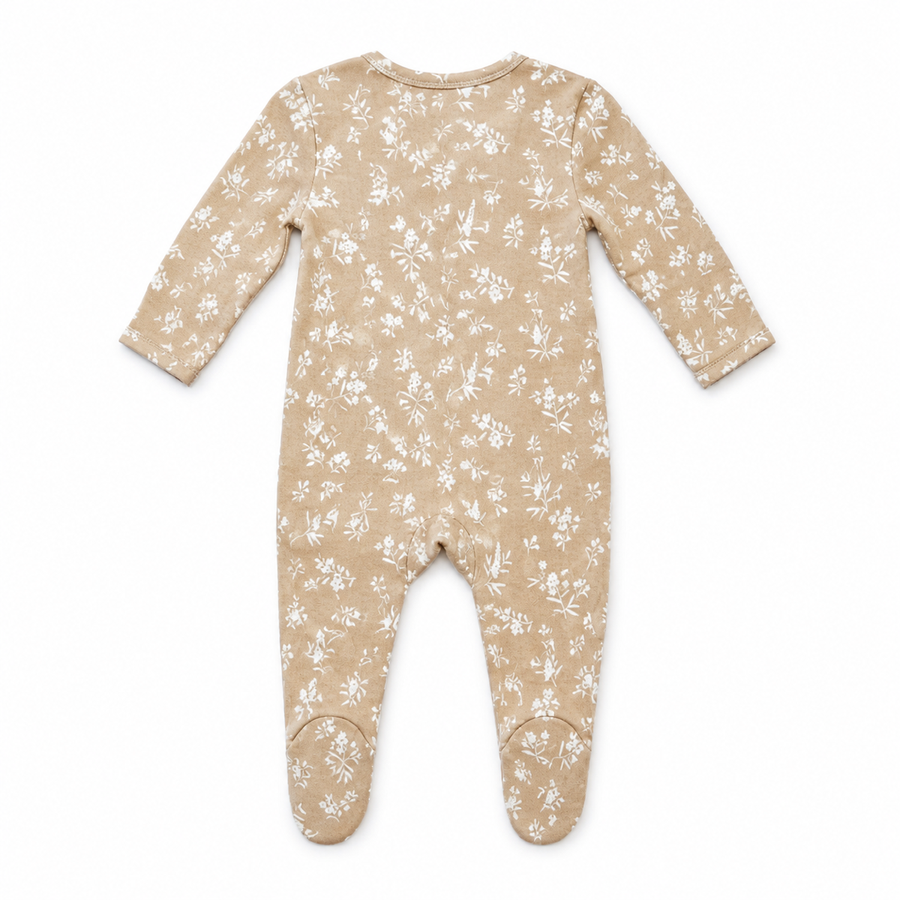 Fawn Meadow Footed Romper — Fawn Meadow — Back view — image 2