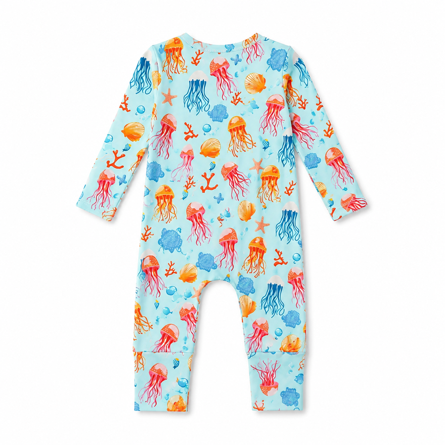 Jellyfish Reef Romper — Jellyfish Reef — Back view — image 2