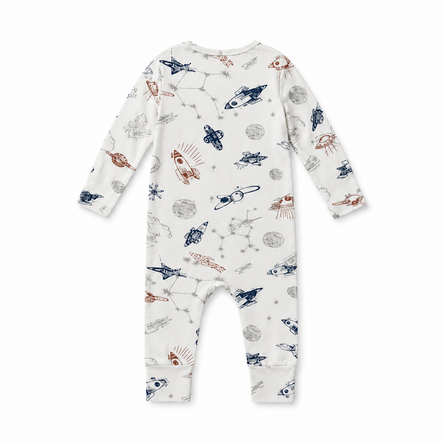 Space Sketch Romper — Space Sketch — Back view — image 2