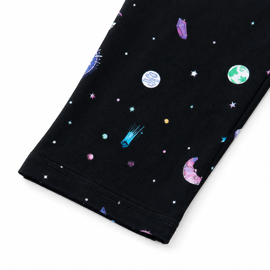 Cosmic Galaxy Romper — Cosmic Galaxy — Fabric detail — image 4