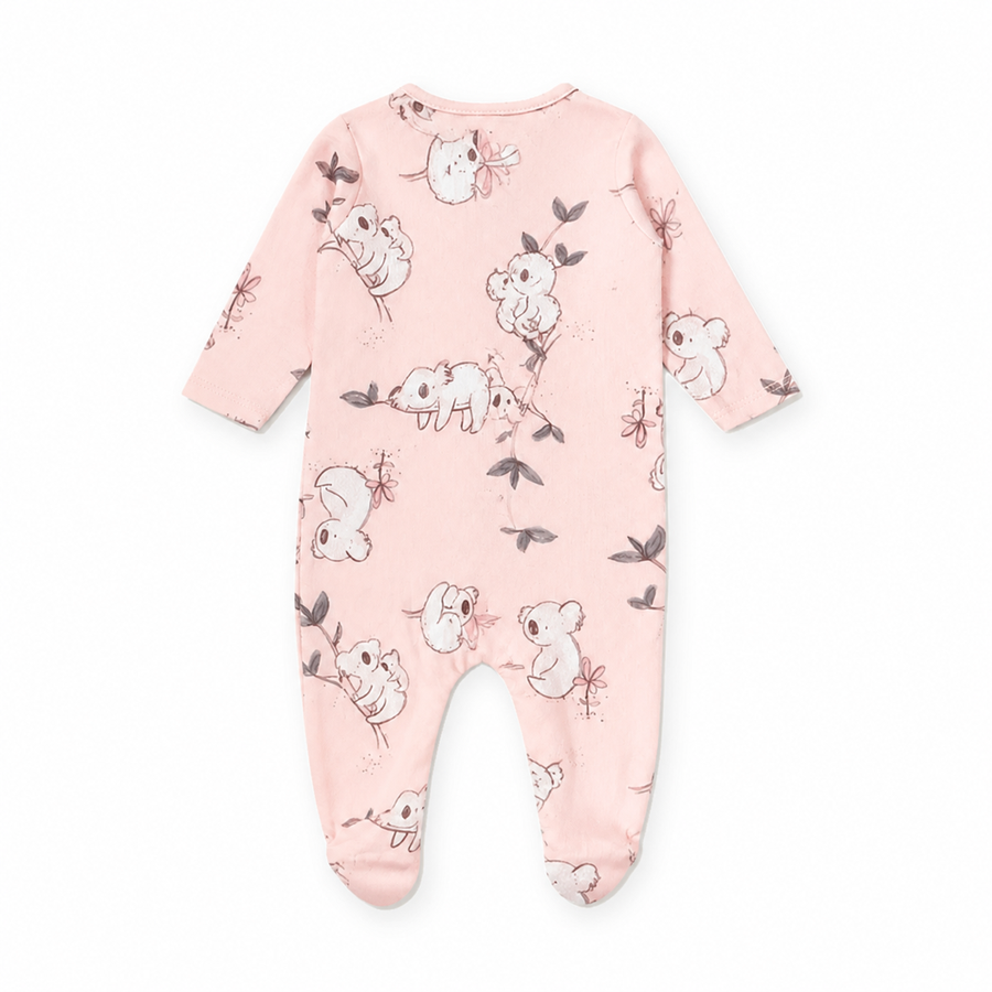 Koala Footed Romper — Koala — Back view — image 2