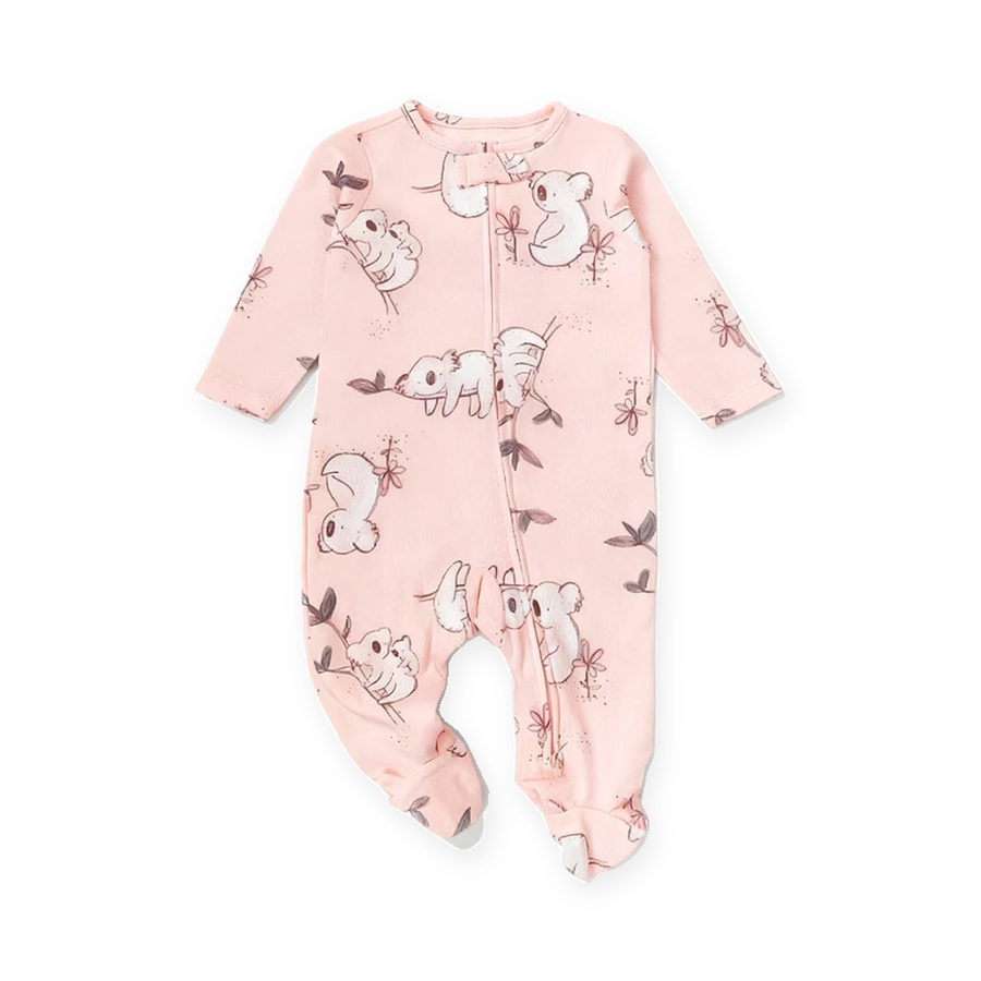 Koala Footed Romper — Koala — Front view — image 1