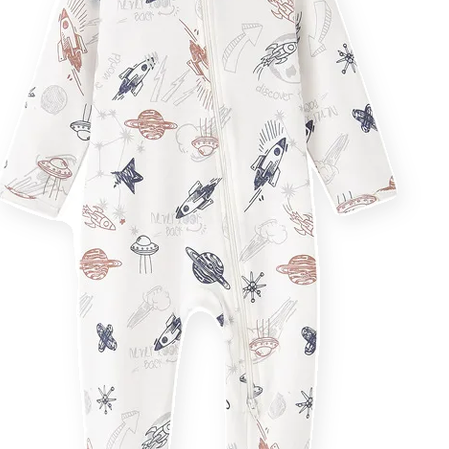 White Space Footed Romper — White Space — Fabric detail — image 7