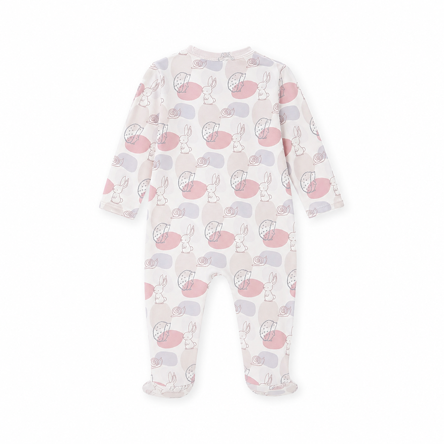 Rabbit Footed Romper — Rabbit — Back view — image 2