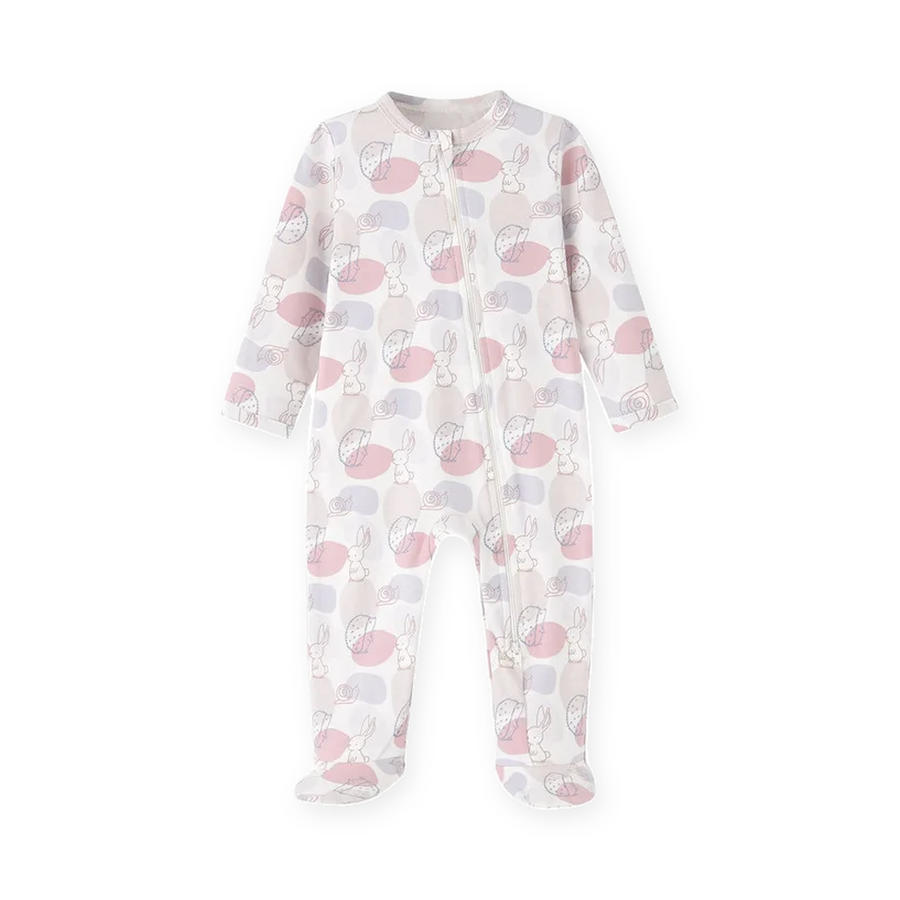 Rabbit Footed Romper — Rabbit — Front view — image 1