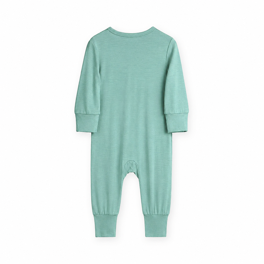 Coastal Blues Romper — Aqua — Back view — image 2