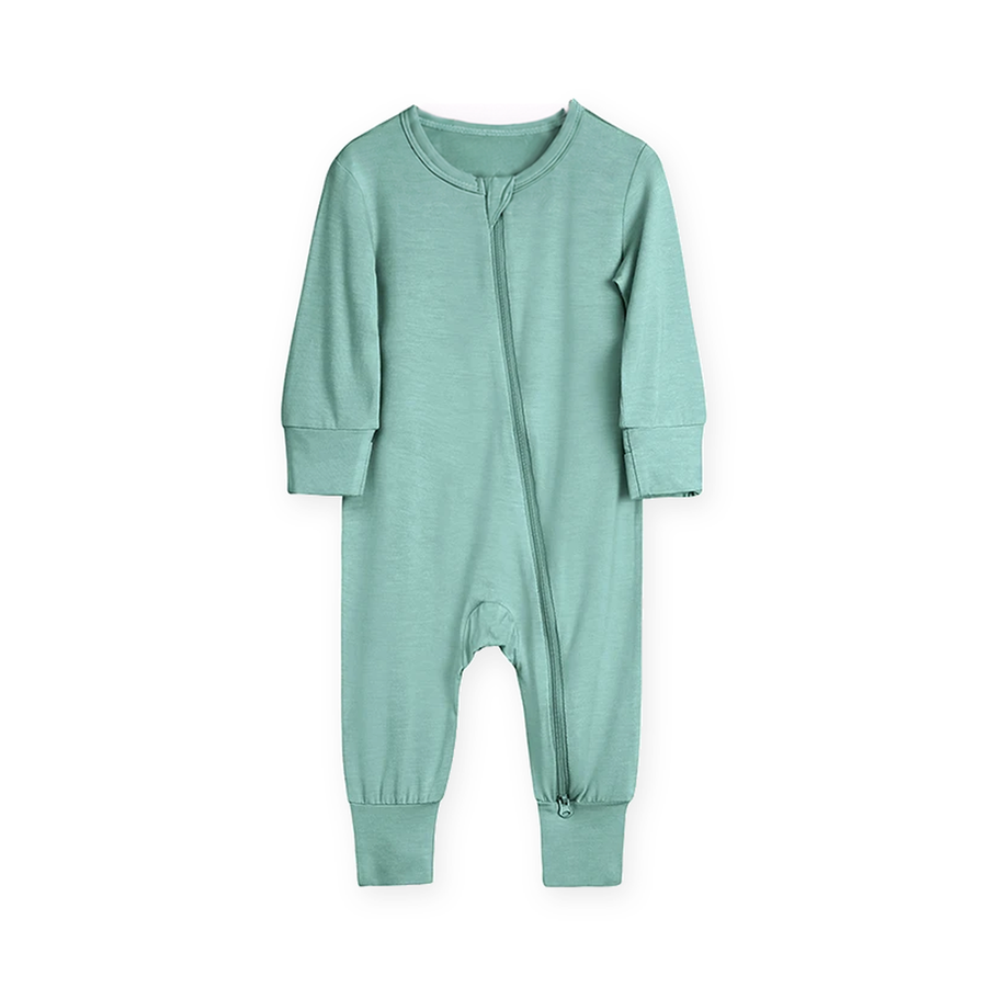 Coastal Blues Romper — Aqua — Front view — image 1