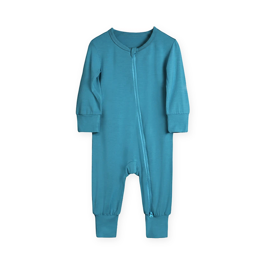 Coastal Blues Romper — Ocean Blue — Front view — image 1