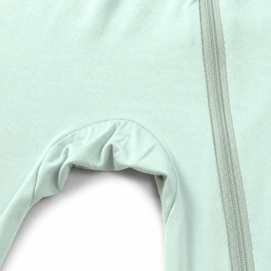 Coastal Blues Romper — Seafoam — Gusset and seam detail — image 5