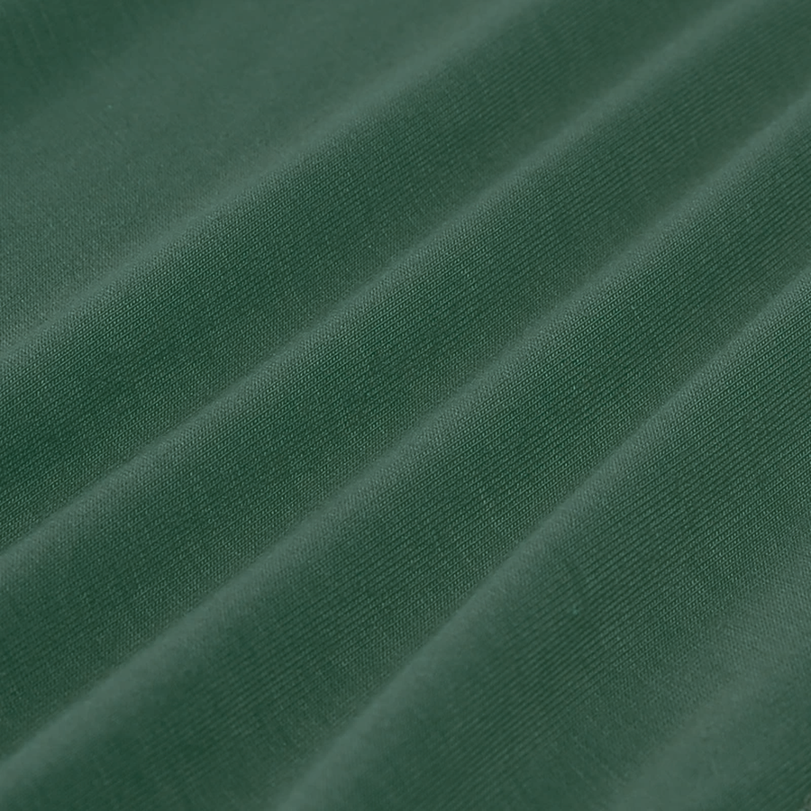 Earth Tones Romper — Forest Green — Fabric detail — image 5