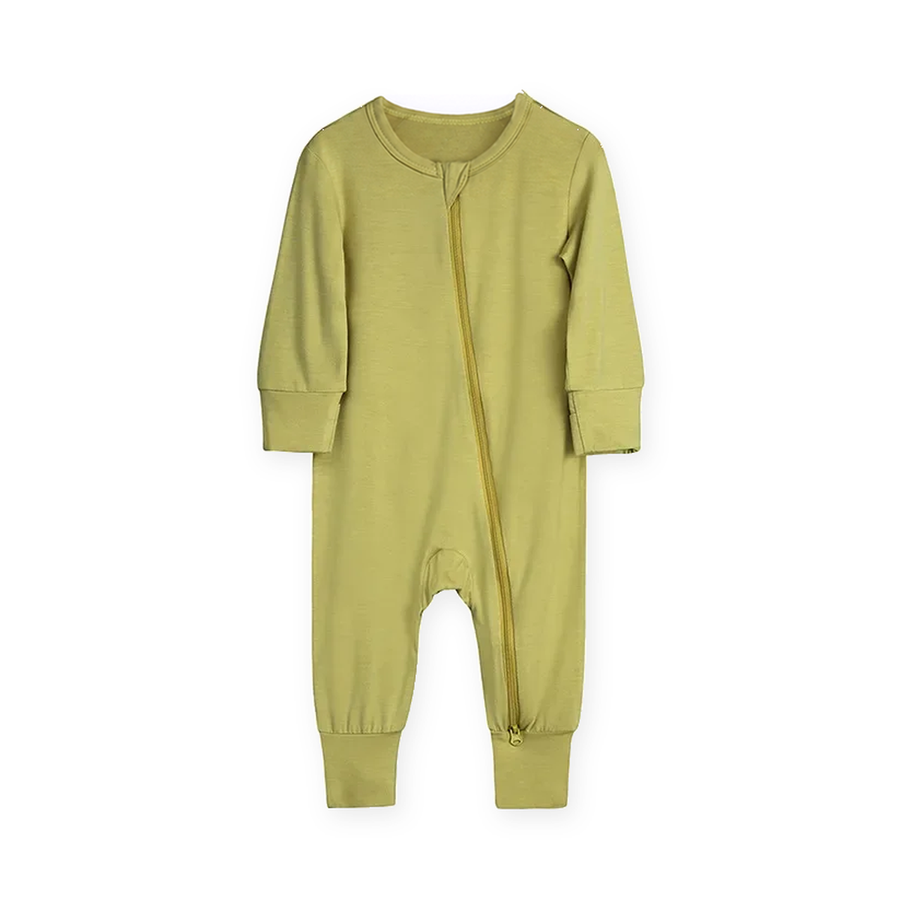 Earth Tones Romper — Olive — Front view — image 1