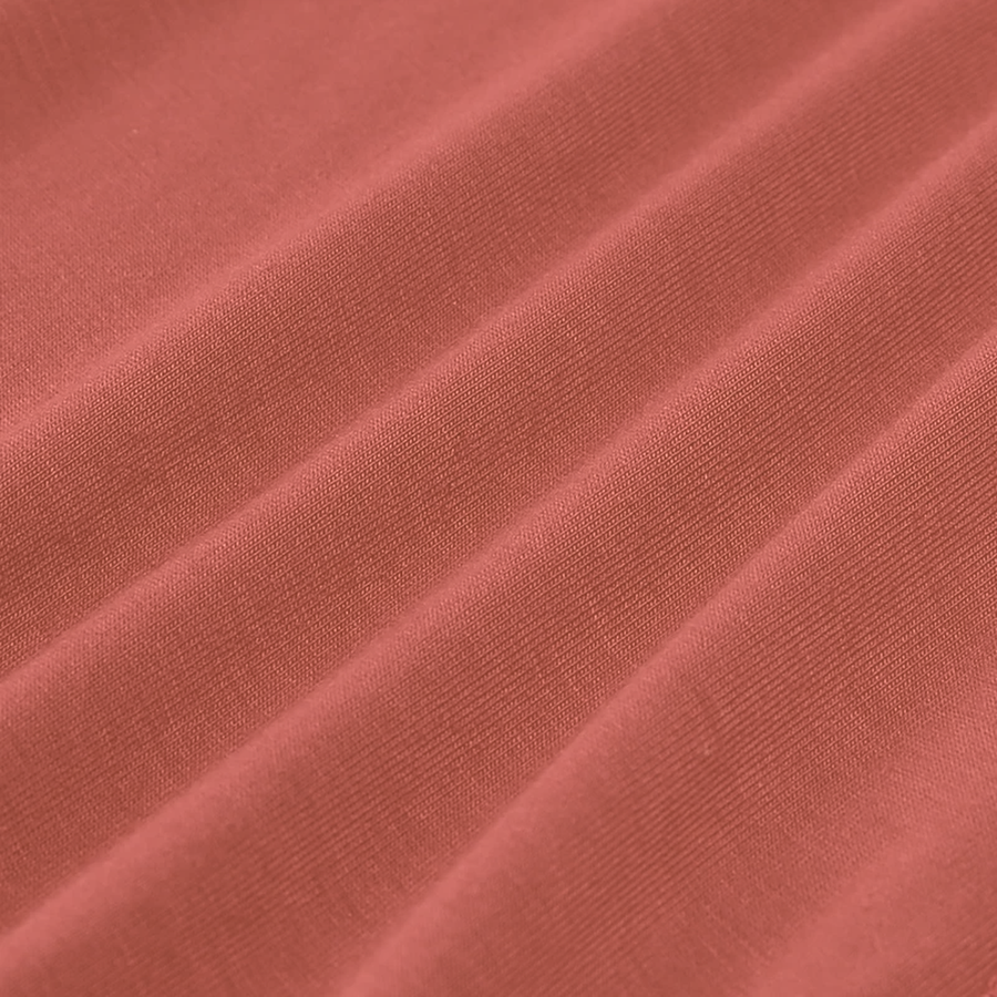 Earth Tones Romper — Terracotta — Fabric detail — image 5