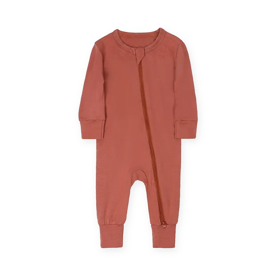 Earth Tones Romper — Terracotta — Front view — image 1